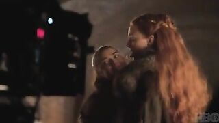 Sansa + Arya= ??GIF - Game of Thrones
