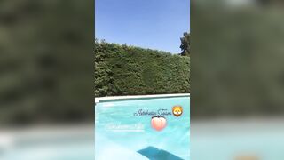 bikini butt at the pool