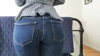Phat ass jeans on/off - Ass