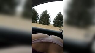 BF Show his GF Ass to the stranger