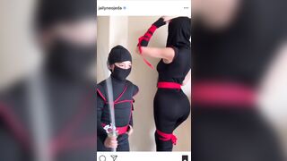 Large Butts: Jailyne always doing the most with her little bro