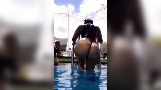 Large Butts: She's got a large surprise...