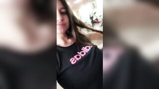 Large Boob Basement: normal day in gym
