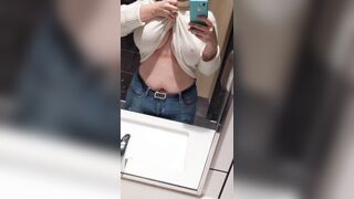 Large Boobs Gone Wild: McDonald's public restroom drop for y'all tonight! ??