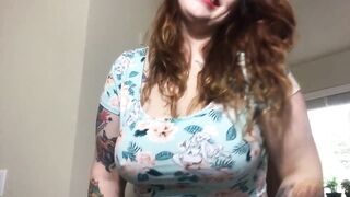 my Little Mermaid dress and my large boobies