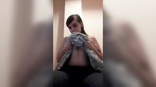 Fluffy blanket, soft titties! - Big Boobs Gone Wild