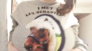 celebrating 100 subs on my personal subreddit in the most good way. Lil Sebastian & boobs 