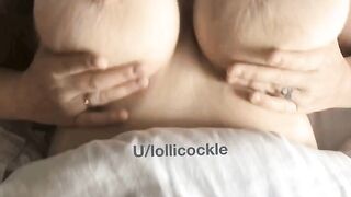 my large titties and hard nipples. 