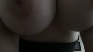 Large Boobs Gone Wild: Your view when I ride you