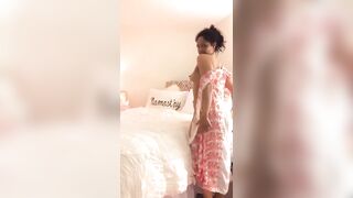 bTYT Butt Post - Hiding A lot Underneath Her Silk Robe