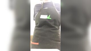 My coworkers have no idea whats hidden under my apron! My little secret??
