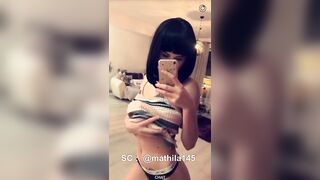 large titties Snapchat story