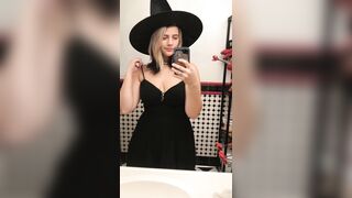 Happy Halloween from your favorite slutty witch - Big Tiddy Goth Girls