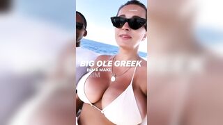 Large Breasts in Bikinis: Caroline Vreeland