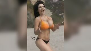 Play With The Ball - Big Tits in Bikinis