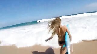 Alana Blanchard Pro Surfer - Ass in Thong