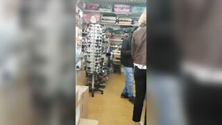 Wait for it... flashing my ass in a store! - Ass Tastic