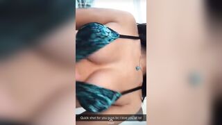 Butt vs. Boobs: Great boob drop. Eliza Ibarra