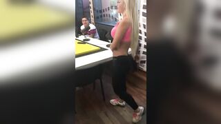Butt vs. Boobs: Sexy Lalin girl Chick