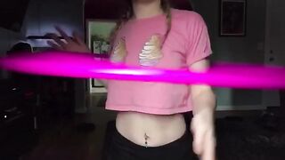hula hoop titty drop