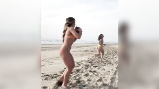 Built Gals: Practicing routes down at the beach