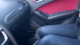 Bj in an Audi Car running - Ava Addams