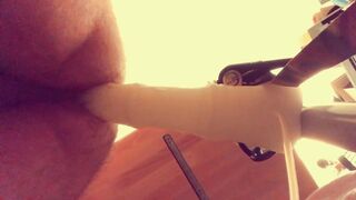 Bad Dragon: Riding y big unflared Chance doggy style is excellent