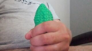 Bad Dragon: Posting afresh coz imgur sucks. y ika sheath makes me cum hard. My fwb can't live without it when I fill her with it on.