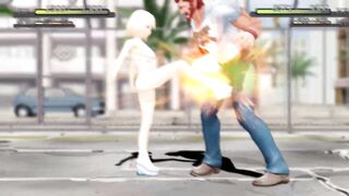 Every female fighting game character needs a special move like this???? - Ball Busting