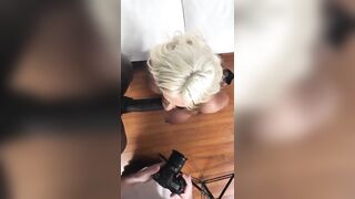 Brandi Bae sucking Bbc BTS - Big Black Cocks