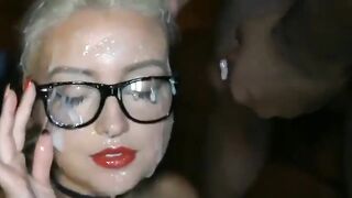 The joy on her face recieving it - BBC Sluts