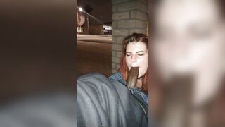 Drunk Slut Sucking Dick Outside Of The Bar On A Main Street - BBC Sluts