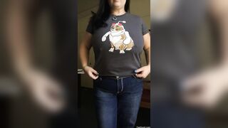 Wore my Reddit corgi shirt today.... wanna see what's underneath? - Big Beautiful Women