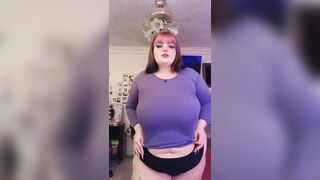 BBW: What would you do to my huge F Cup breasts hehe ????