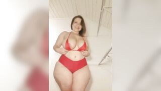 BBW: Mal Malloy looks nice in everything, but she looks excellent in this bikini