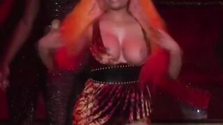 Nicki Minaj double nip slip animated GIF