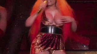 BBW In Shape: Nicki Minaj double nip slide animated GIF