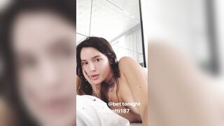 Bella Thorne: Topless in daybed