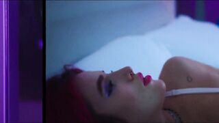 Looking sexy in Just Call music video - Bella Thorne