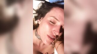 Bella Thorne: Topless in Daybed Instagram