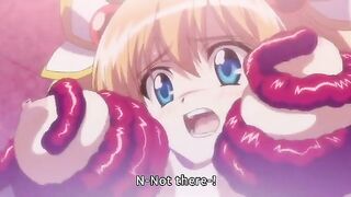 Mahou Shoujo Elena Ep 01, Tentacles. - Female Belly Expansion