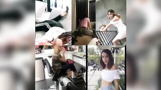 chloe Bennet - shaking her sexy butt - Instagram story collage
