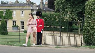 Wanking The Guard's Post - with Sofia Lee, Danny D