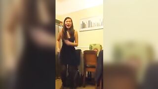 Sexy Singing Sweetie Dances Her Way Into Your Lap