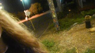 Flashing on the way home from a night out, sorry about the gif quality!