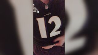 I promised victory tits if the Ravens won