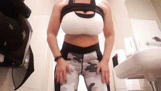 I need atleast 3 sports Bras if I desire try and hide those Boobies xx But I still receive the stares ?? xx 54yo  ????