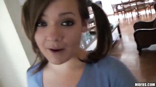 Daughter Likes The Feeling Of Cum In Her Ass - Best Porn