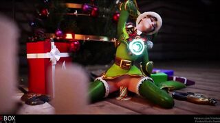 Looks Like Tracer Opened Her Christmas Present Early - Best Porn