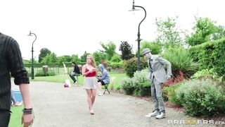 Busty Chick Fucked By A Creepy Human Statue - Best Porn